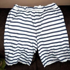 Boys Class Club Striped Board Shorts size 20. Cotton casual adjustable waist